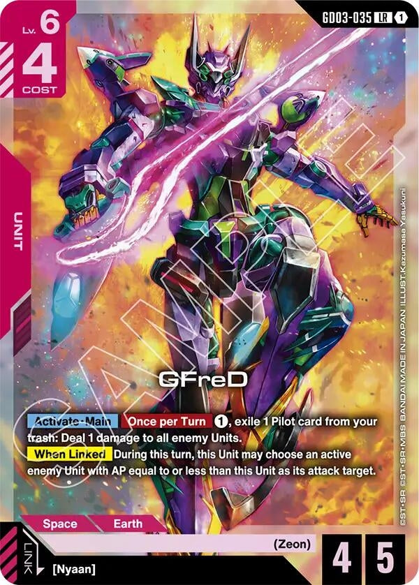 Image for GFreD (GD03-035) (Steel Requiem) (GD03) - Gundam Card Game