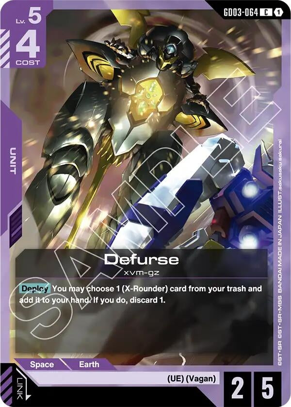 Image for Defurse (GD03-064) (Steel Requiem) (GD03) - Gundam Card Game