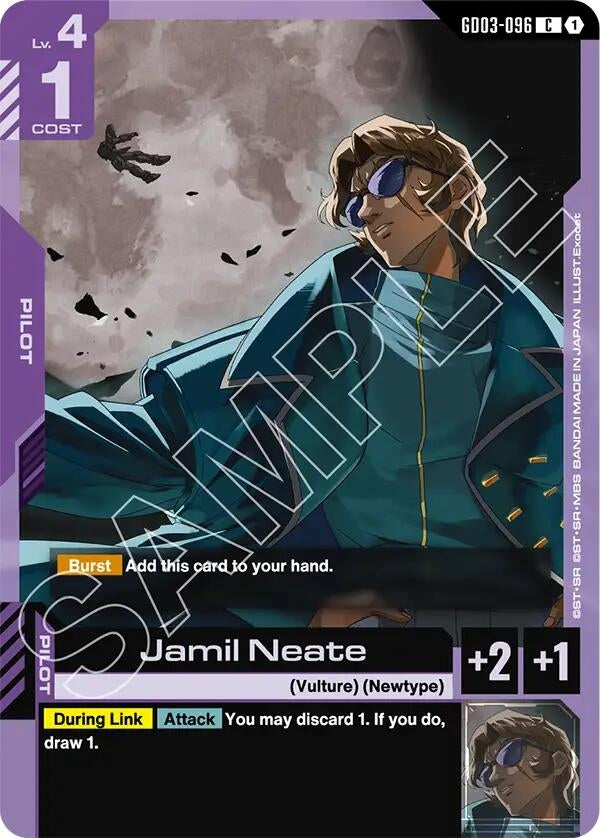 Image for Jamil Neate (GD03-096) (Steel Requiem) (GD03) - Gundam Card Game