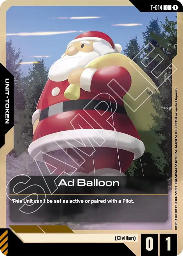 Image for Ad Balloon (T-014) Token (T-014) (Steel Requiem) (GD03) - Gundam Card Game