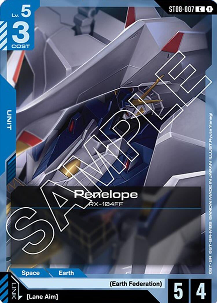 Image for Penelope (ST08-007) (ST08-007) (Starter Deck 08: Flash of Radiance) (ST08) - Gundam Card Game