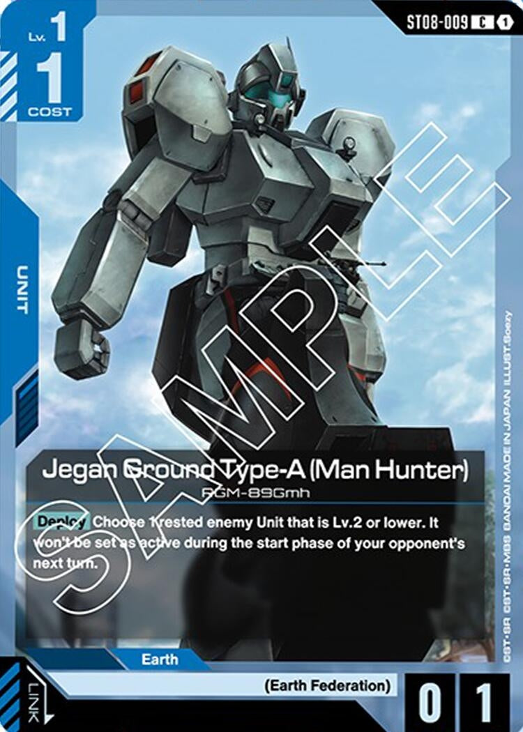 Image for Jegan Ground Type-A (Man Hunter) (ST08-009) (Starter Deck 08: Flash of Radiance) (ST08) - Gundam Card Game
