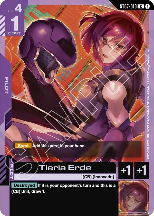 Image for Tieria Erde (ST07-010) (Starter Deck 07: Celestial Drive) (ST07) - Gundam Card Game