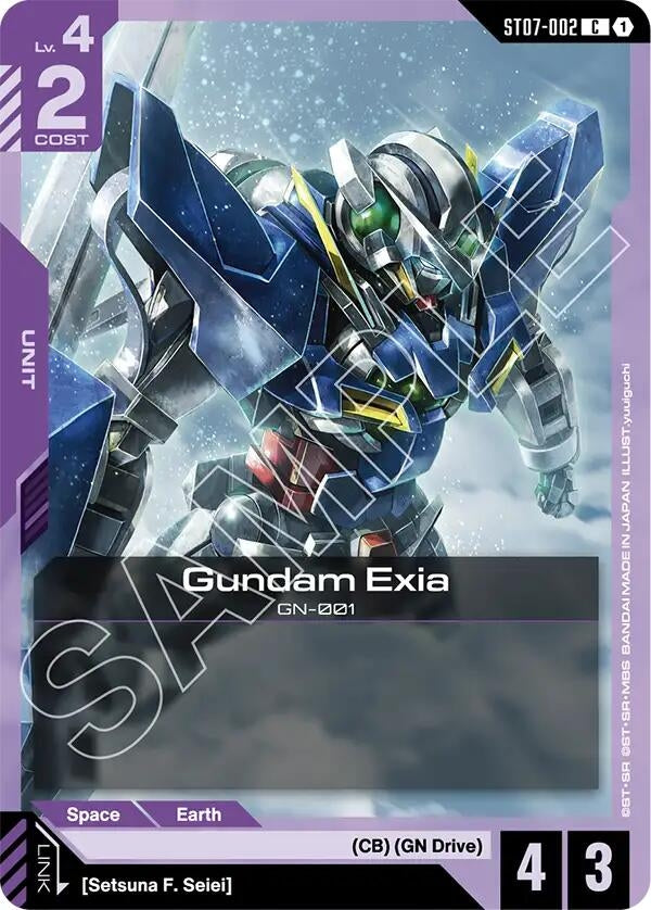 Image for Gundam Exia (ST07-002) (ST07-002) (Starter Deck 07: Celestial Drive) (ST07) - Gundam Card Game