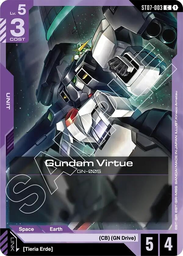 Image for Gundam Virtue (ST07-003) (ST07-003) (Starter Deck 07: Celestial Drive) (ST07) - Gundam Card Game