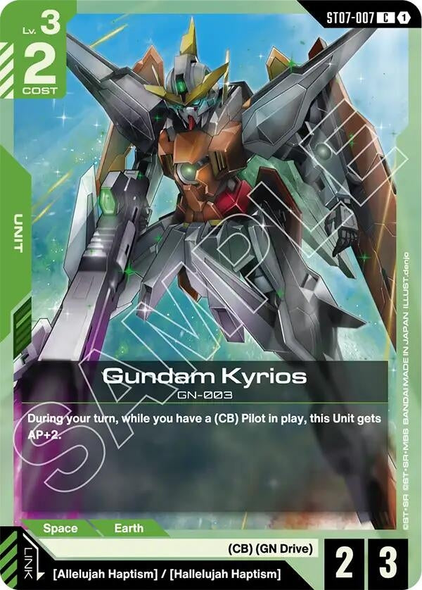 Image for Gundam Kyrios (ST07-007) (ST07-007) (Starter Deck 07: Celestial Drive) (ST07) - Gundam Card Game