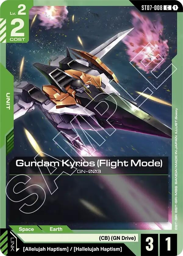 Image for Gundam Kyrios (Flight Mode) (ST07-008) (Starter Deck 07: Celestial Drive) (ST07) - Gundam Card Game