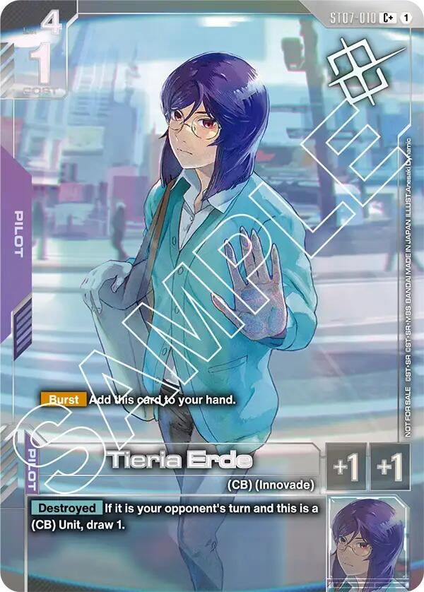 Image for Tieria Erde (Store Tournament Winner Pack 03) (ST07-010) (Gundam Promotional Cards) (GCG-PR) - Gundam Card Game