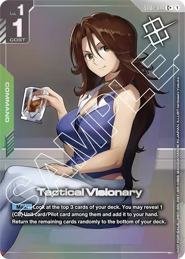 Image for Tactical Visionary (Store Tournament Winner Pack 03) (ST07-014) (Gundam Promotional Cards) (GCG-PR) - Gundam Card Game