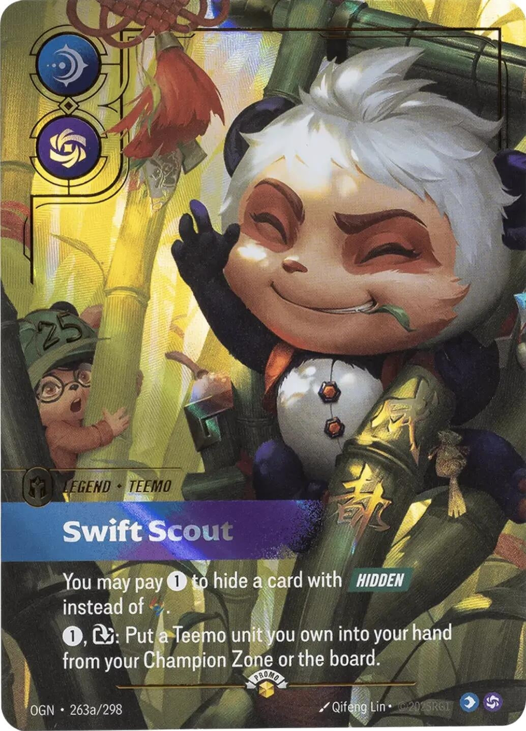 Image for Teemo - Swift Scout (Alternate Art) (263a/298) (Riftbound Promotional Cards) (PR) - Riftbound: League of Legends Trading Card Game