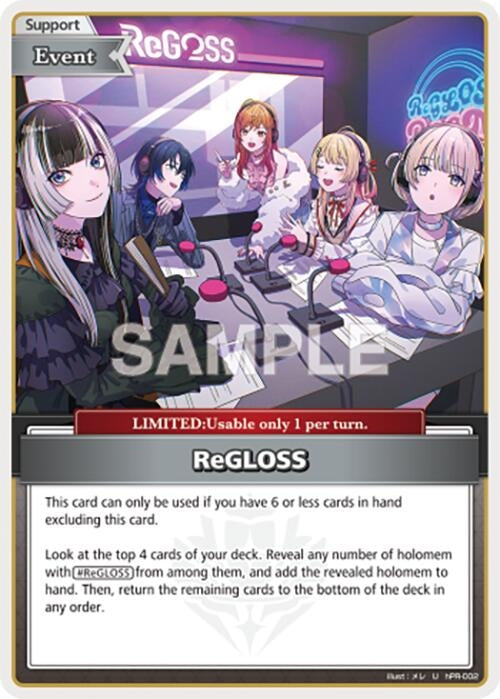 Image for ReGLOSS (hPR-002) (SD05: Start Deck: White Todoroki Hajime) (SD05E) - Hololive
