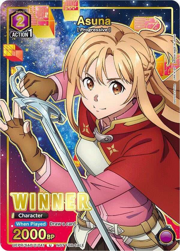 Image for Asuna (041) (Winner) (UEPR/SAO-2-041) (Union Arena Promotion Cards) (UEPR) - Union Arena