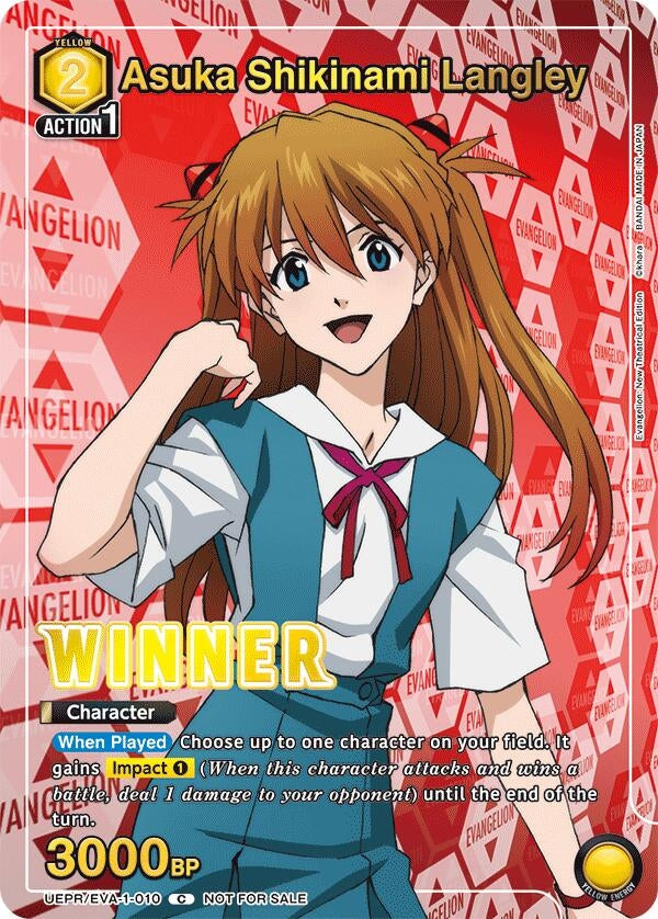 Image for Asuka Shikinami Langley (Winner) (UEPR/EVA-1-010) (Union Arena Promotion Cards) (UEPR) - Union Arena