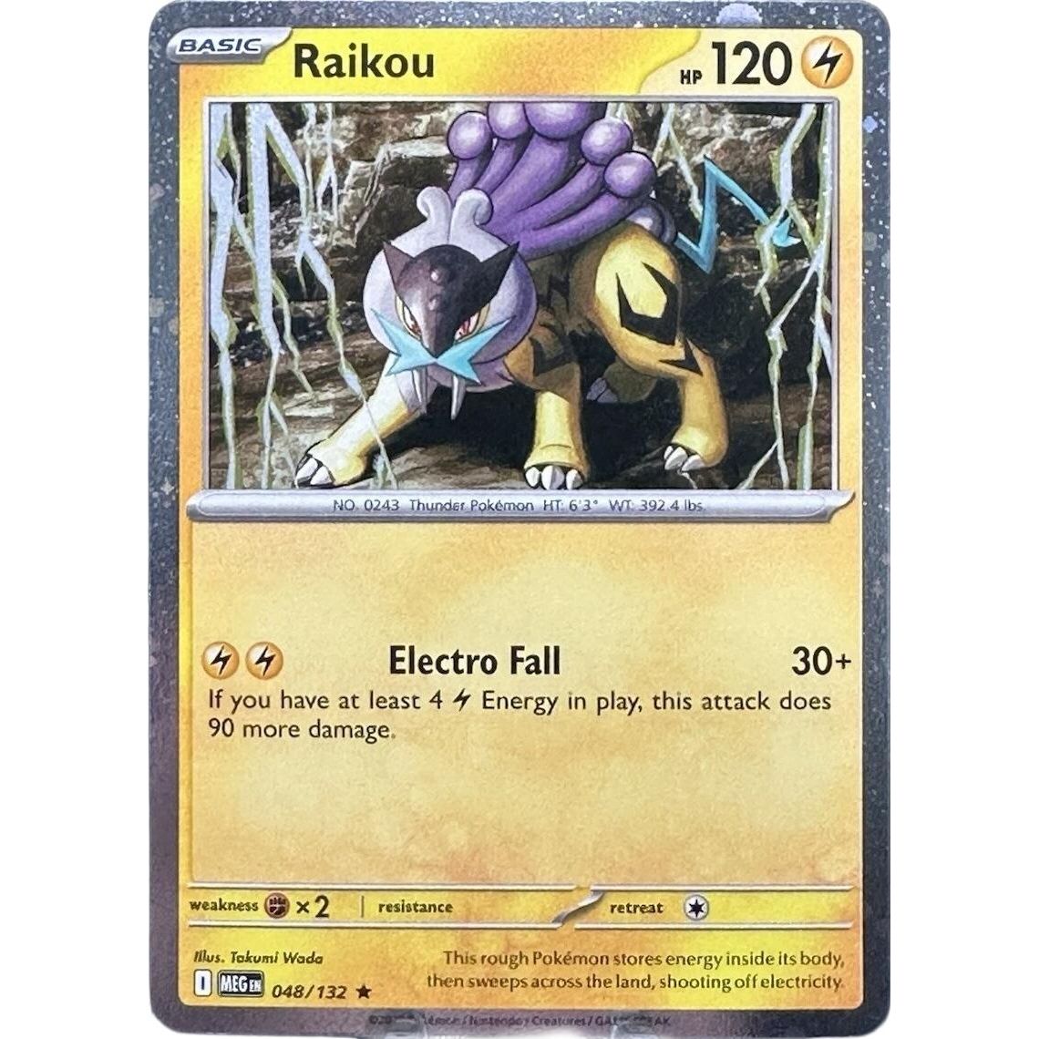 Image for Raikou - 048/132 (Cosmo Holo) (048/132) (ME01: Mega Evolution) - Pokemon