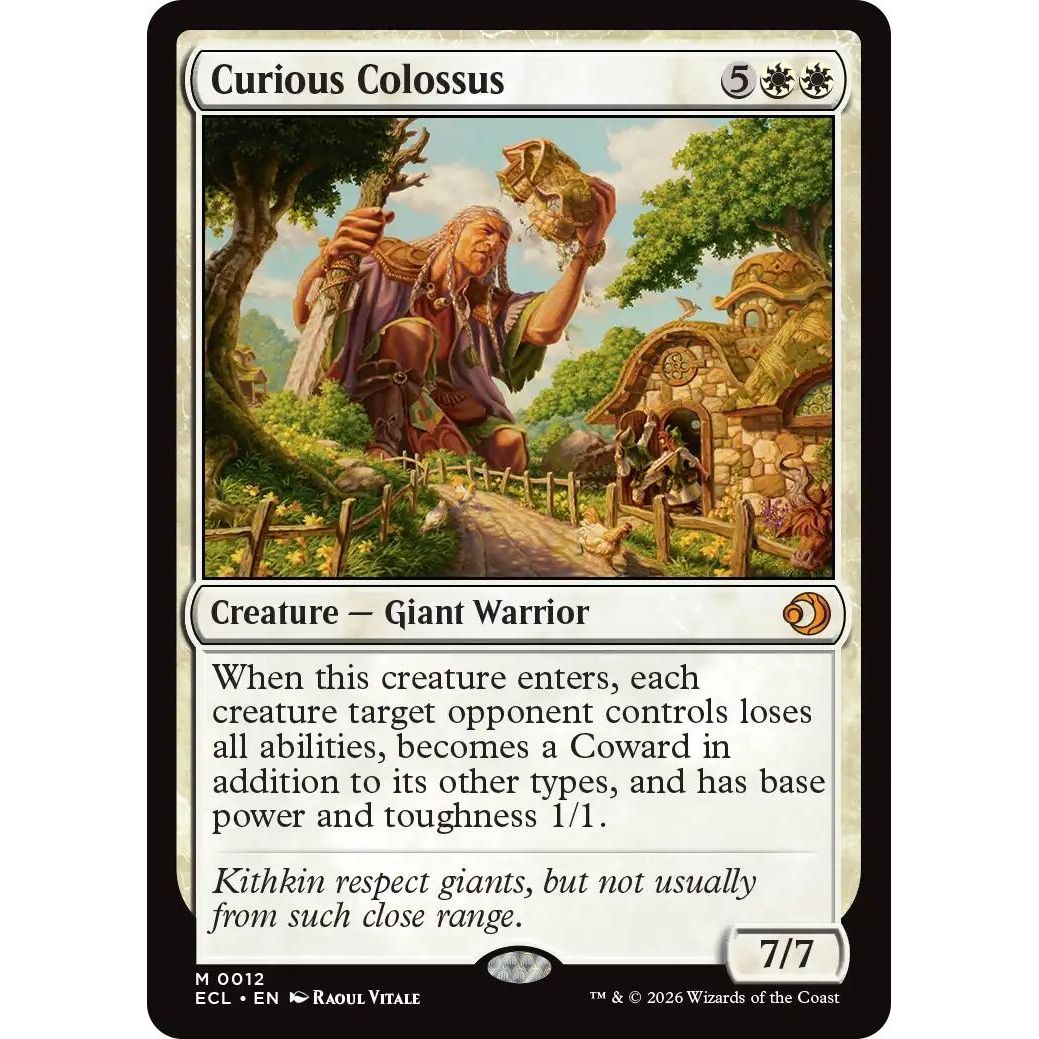 Image for Curious Colossus (12) (Lorwyn Eclipsed) - Magic: The Gathering