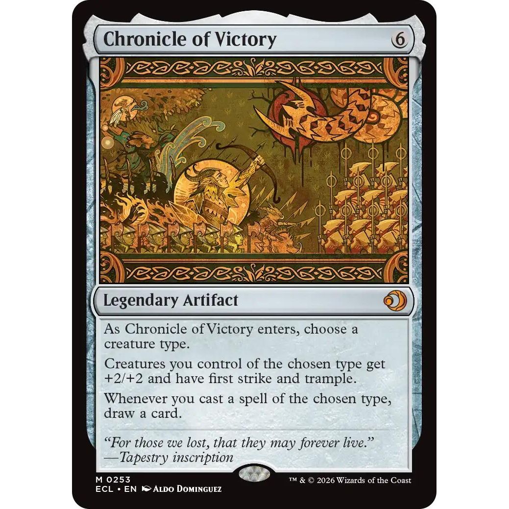 Image for Chronicle of Victory (253) (Lorwyn Eclipsed) - Magic: The Gathering
