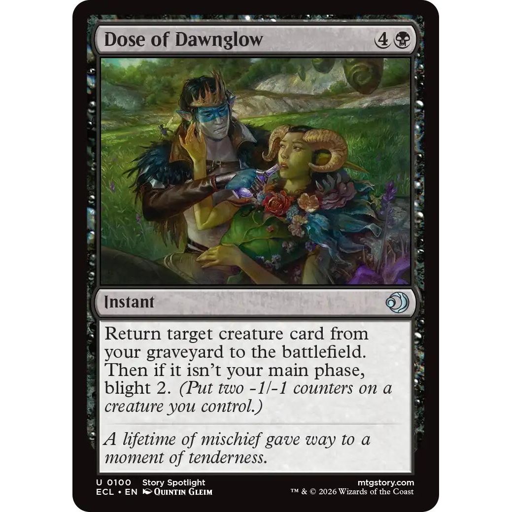 Image for Dose of Dawnglow (100) (Lorwyn Eclipsed) - Magic: The Gathering