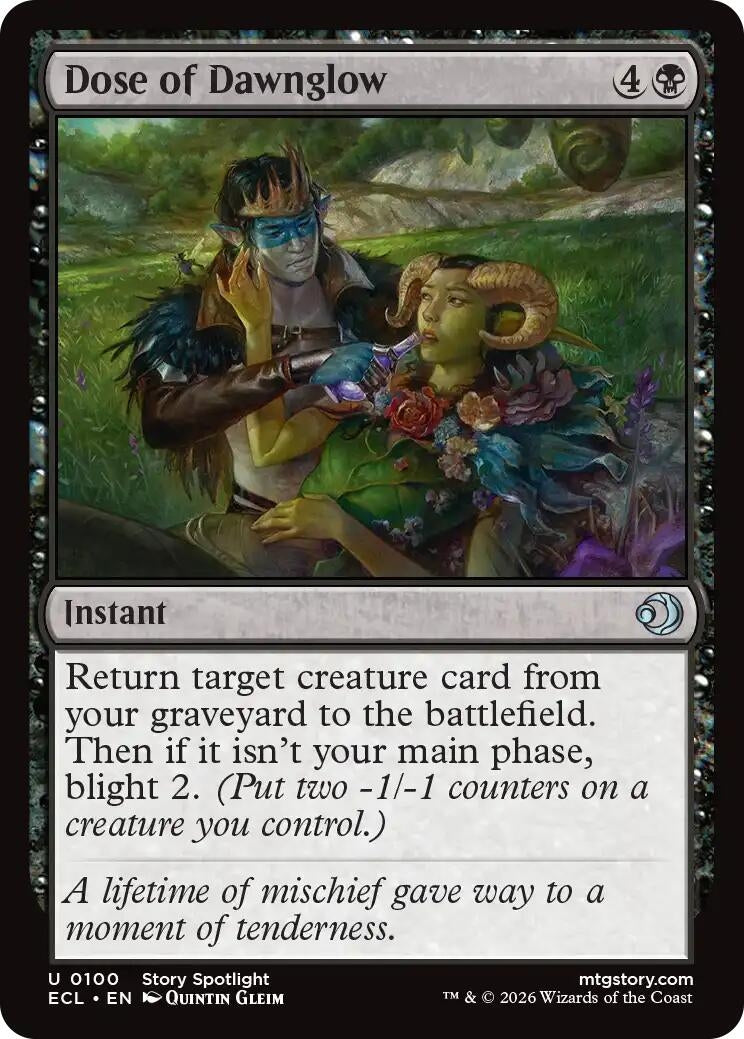 Image for Dose of Dawnglow (100) (Lorwyn Eclipsed) - Magic: The Gathering