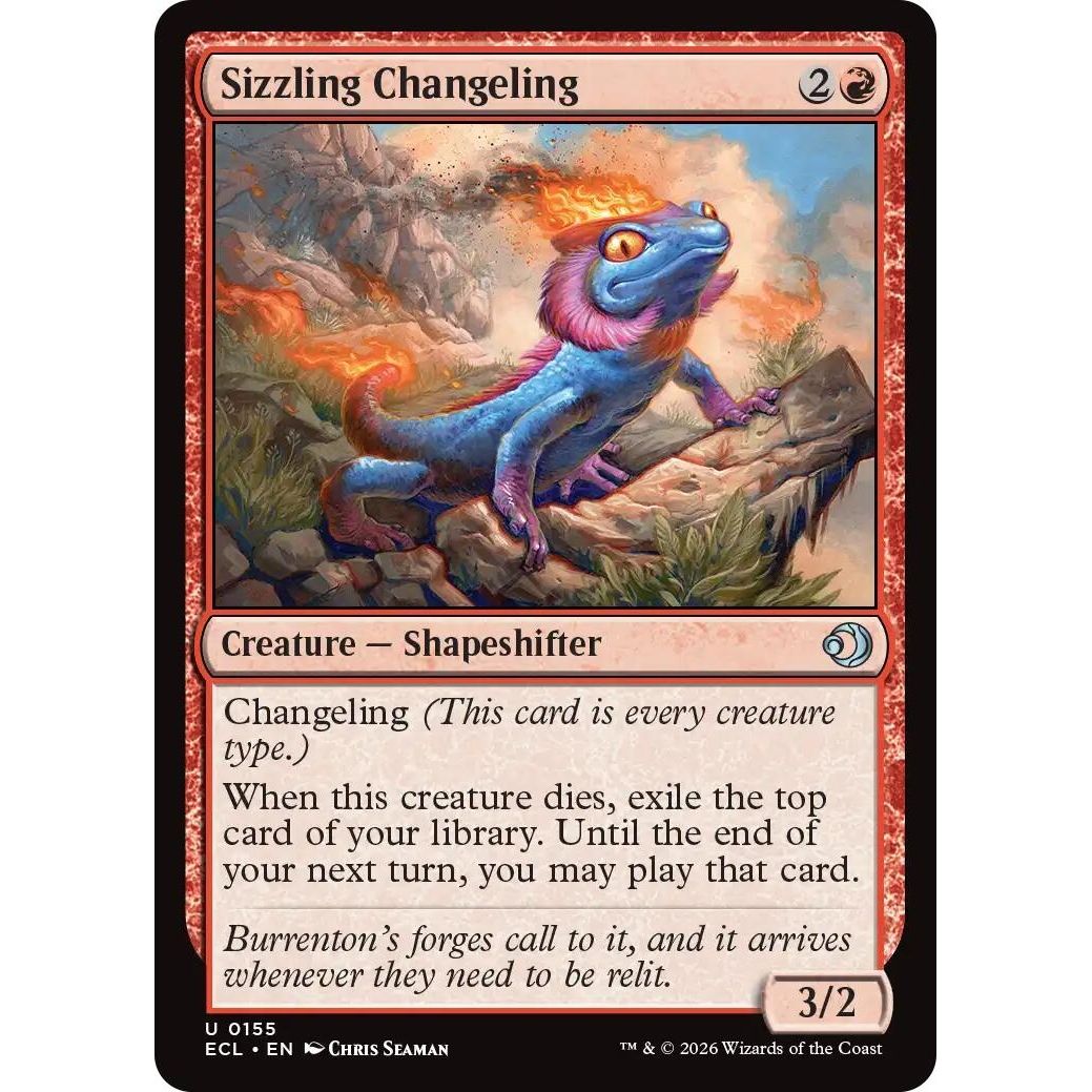 Image for Sizzling Changeling (155) (Lorwyn Eclipsed) - Magic: The Gathering