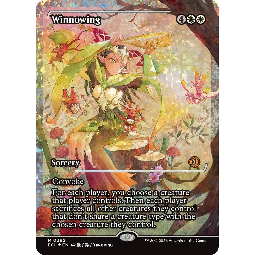 Image for Winnowing (Showcase) (Fracture Foil) (392) (Lorwyn Eclipsed) - Magic: The Gathering