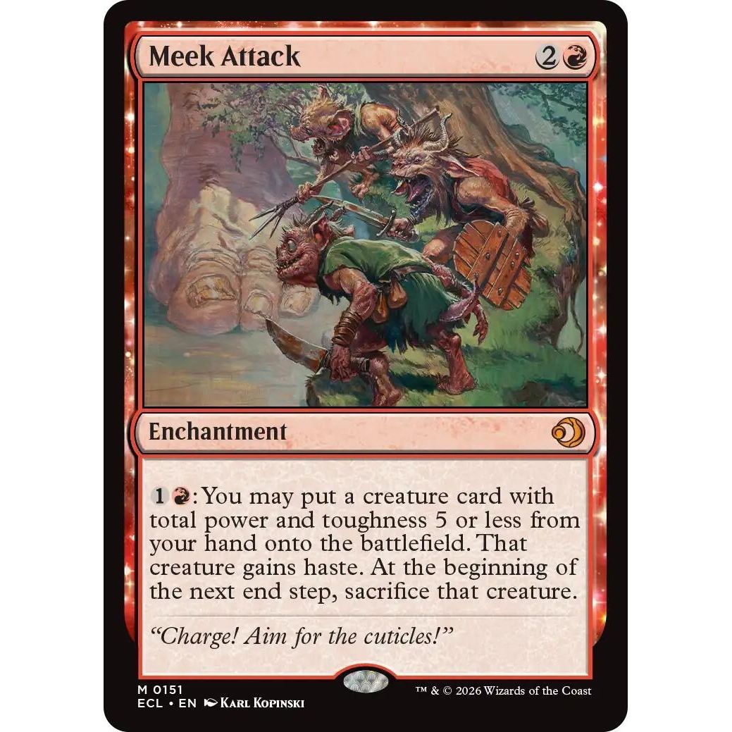 Image for Meek Attack (151) (Lorwyn Eclipsed) - Magic: The Gathering
