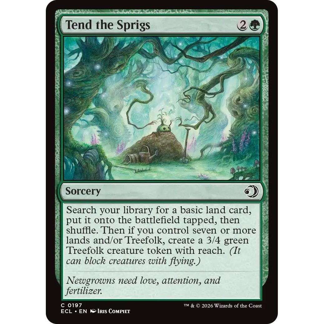 Image for Tend the Sprigs (197) (Lorwyn Eclipsed) - Magic: The Gathering