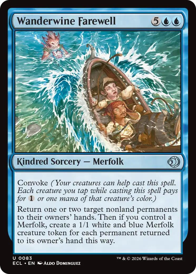 Image for Wanderwine Farewell (83) (Lorwyn Eclipsed) - Magic: The Gathering