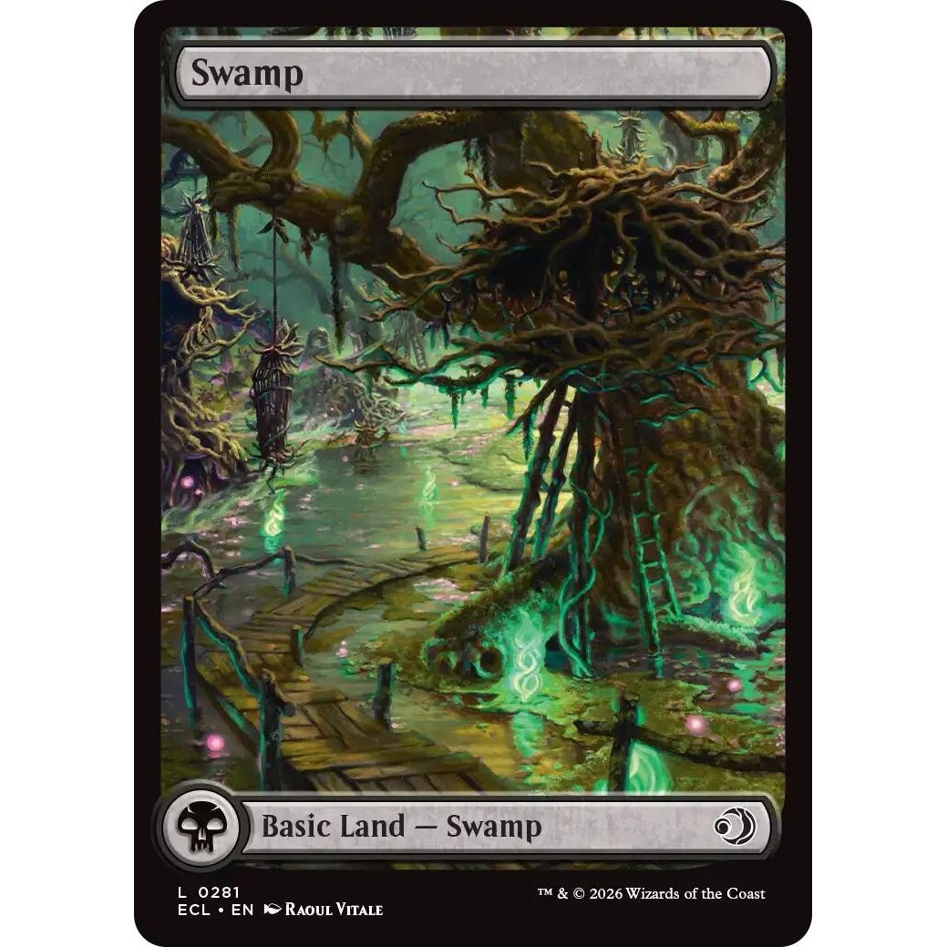 Image for Swamp (0281) (281) (Lorwyn Eclipsed) - Magic: The Gathering