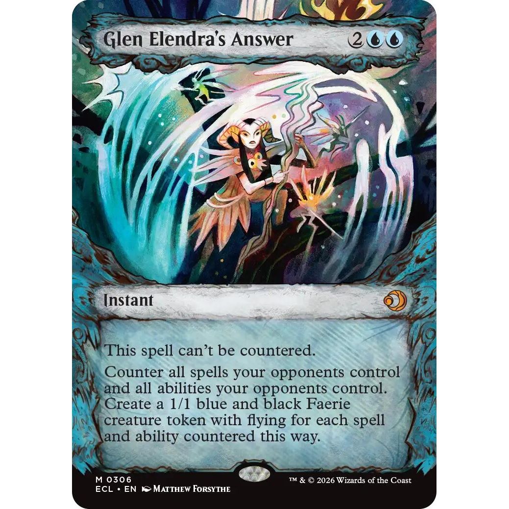 Image for Glen Elendra's Answer (Showcase) (306) (Lorwyn Eclipsed) - Magic: The Gathering