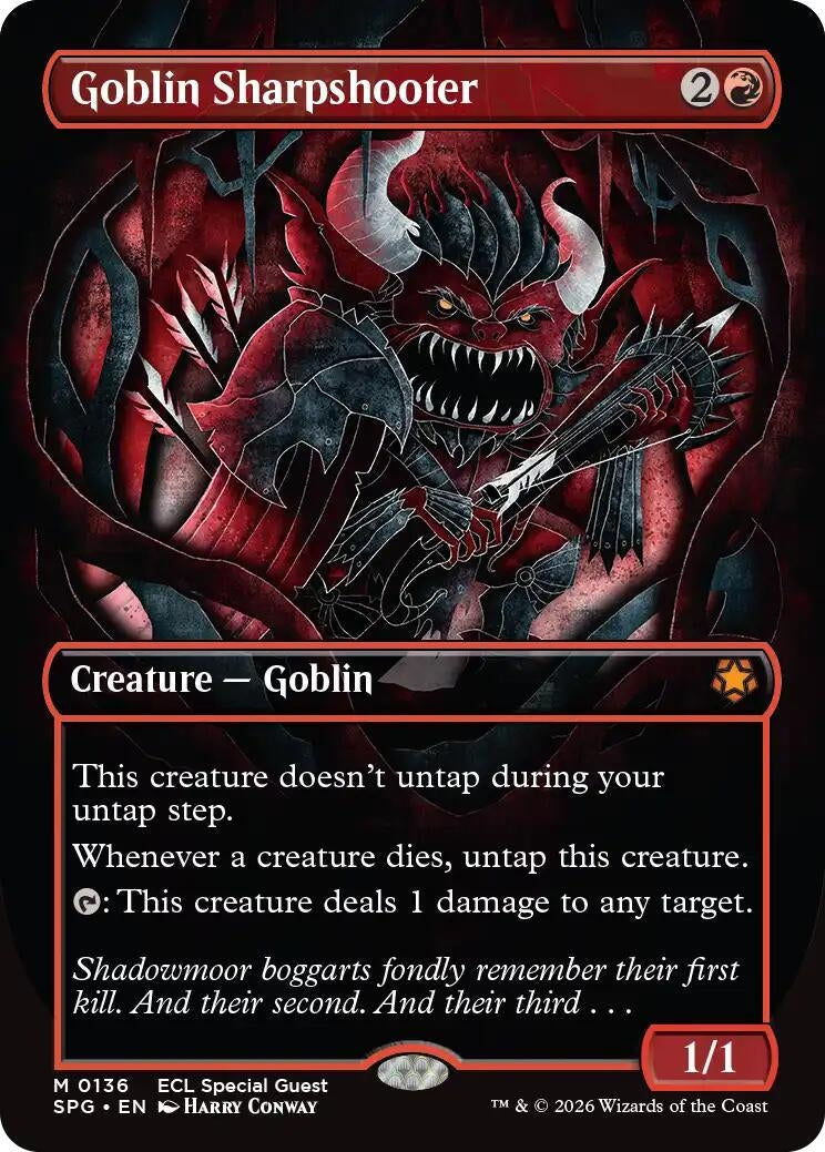 Goblin Sharpshooter (Borderless) (136) (Special Guests) - PokeBox USA