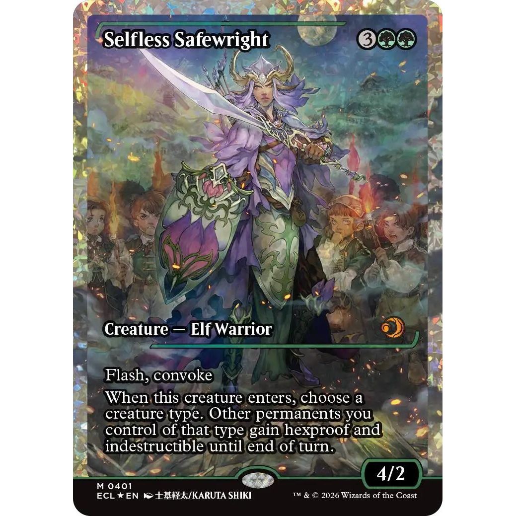 Image for Selfless Safewright (Showcase) (Fracture Foil) (401) (Lorwyn Eclipsed) - Magic: The Gathering