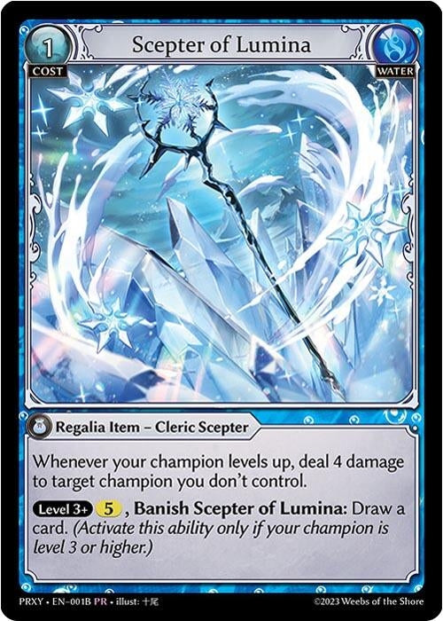 Image for Scepter of Lumina (001B) (001B) (Proxia's Vault) (PRXY) - Grand Archive TCG