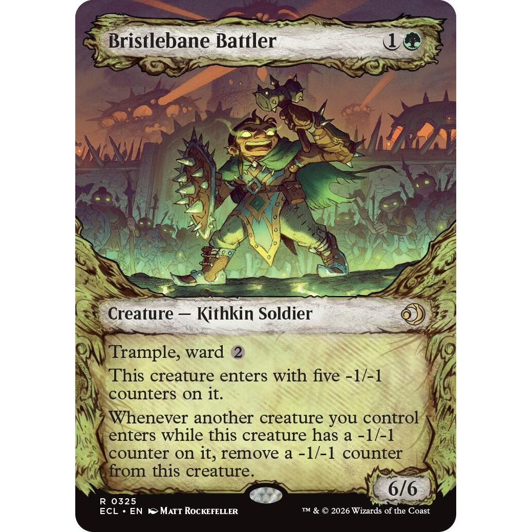 Image for Bristlebane Battler (Showcase) (325) (Lorwyn Eclipsed) - Magic: The Gathering
