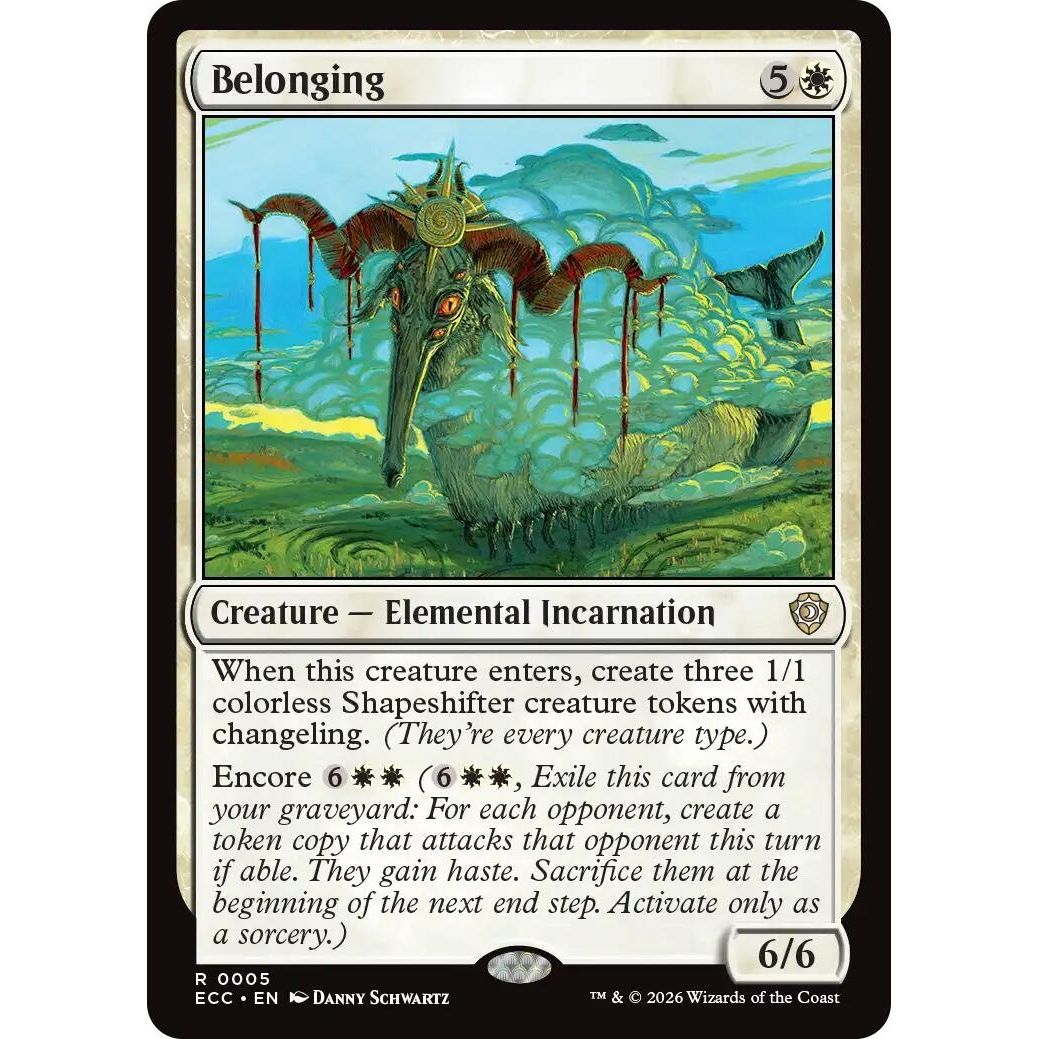 Image for Belonging (5) (Lorwyn Eclipsed) - Magic: The Gathering