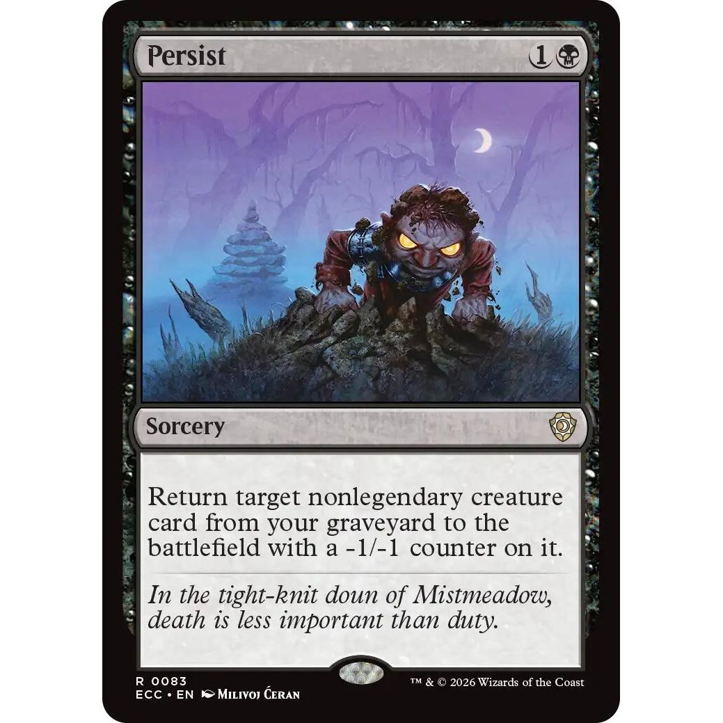Image for Persist (83) (Lorwyn Eclipsed) - Magic: The Gathering