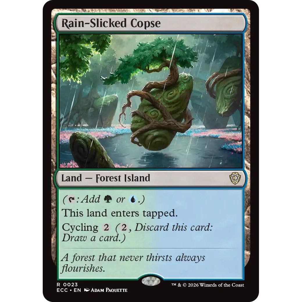 Image for Rain-Slicked Copse (23) (Lorwyn Eclipsed) - Magic: The Gathering