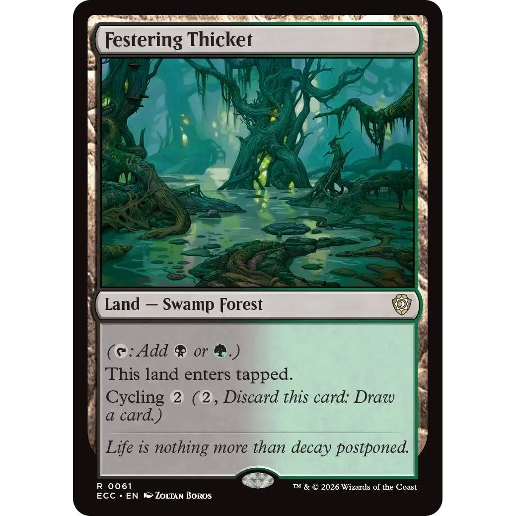 Image for Festering Thicket (61) (Lorwyn Eclipsed) - Magic: The Gathering