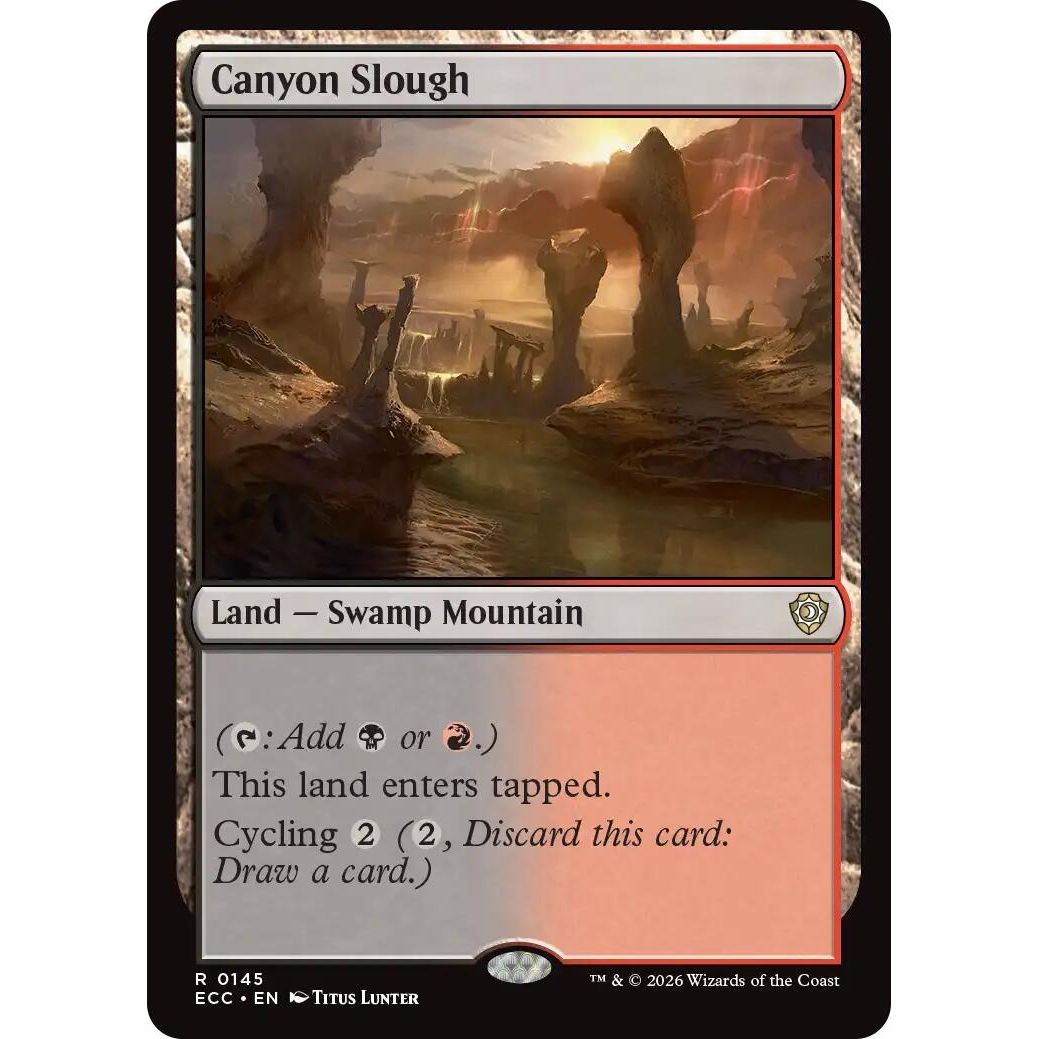 Image for Canyon Slough (145) (Lorwyn Eclipsed) - Magic: The Gathering