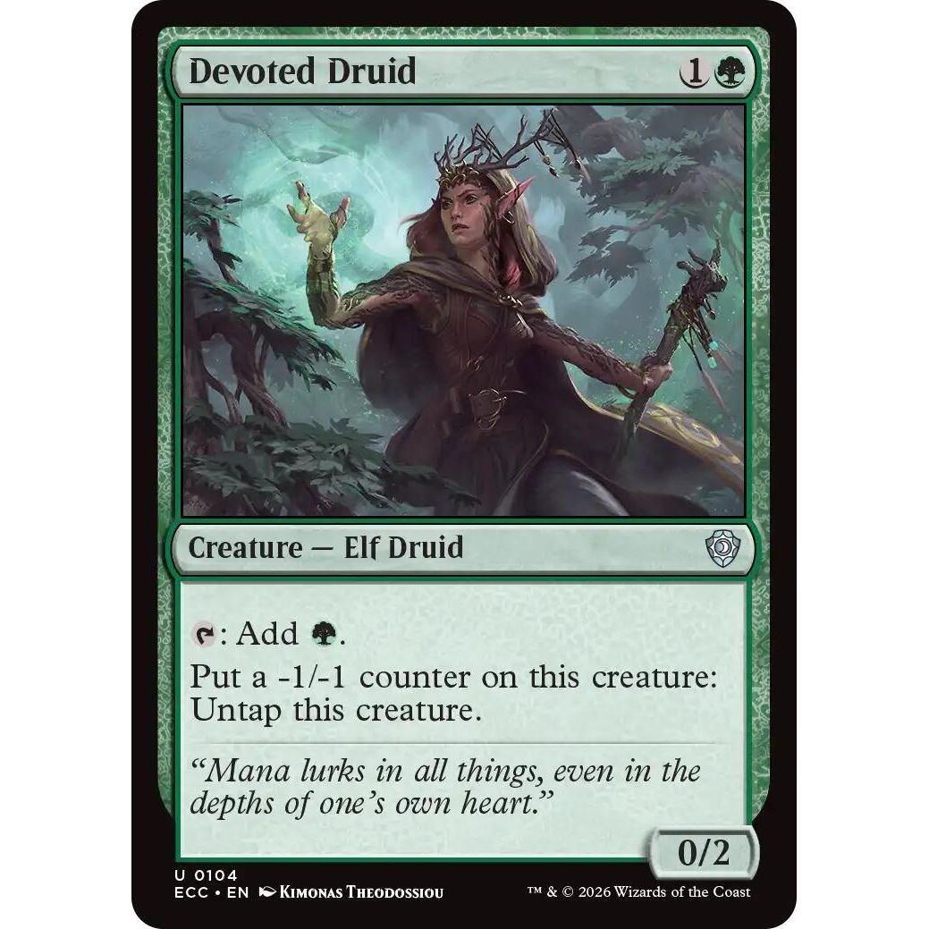 Image for Devoted Druid (104) (Lorwyn Eclipsed) - Magic: The Gathering