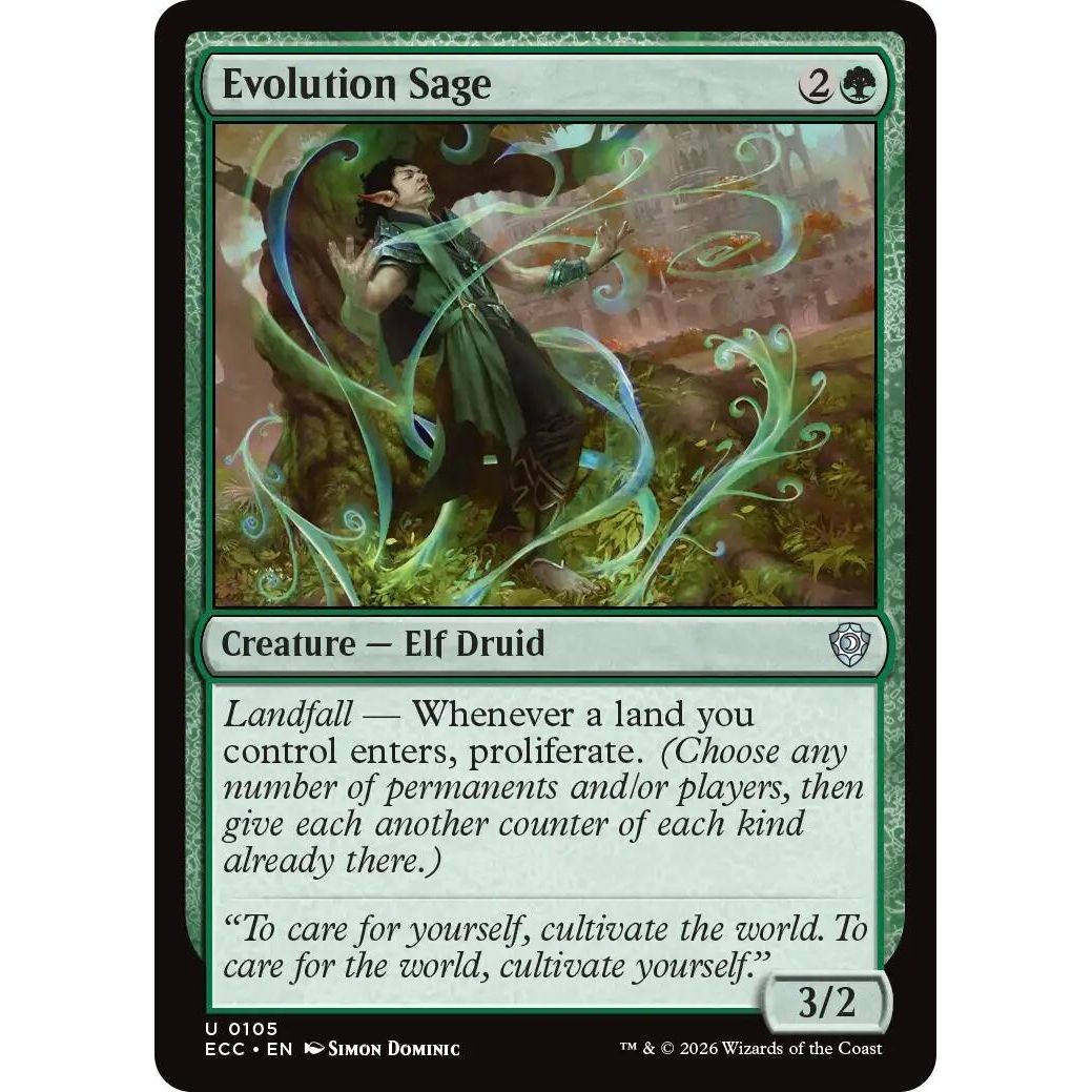 Image for Evolution Sage (105) (Lorwyn Eclipsed) - Magic: The Gathering
