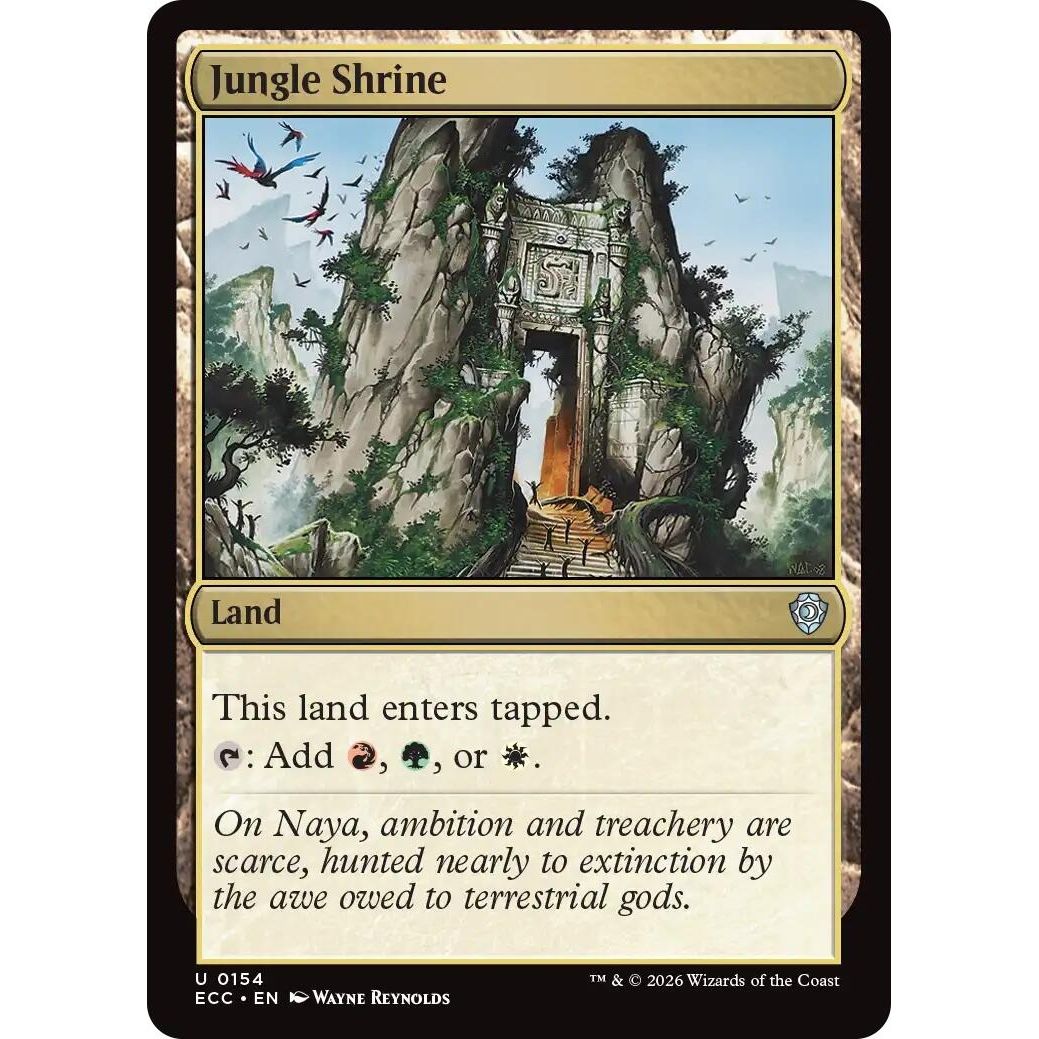 Image for Jungle Shrine (154) (Lorwyn Eclipsed) - Magic: The Gathering