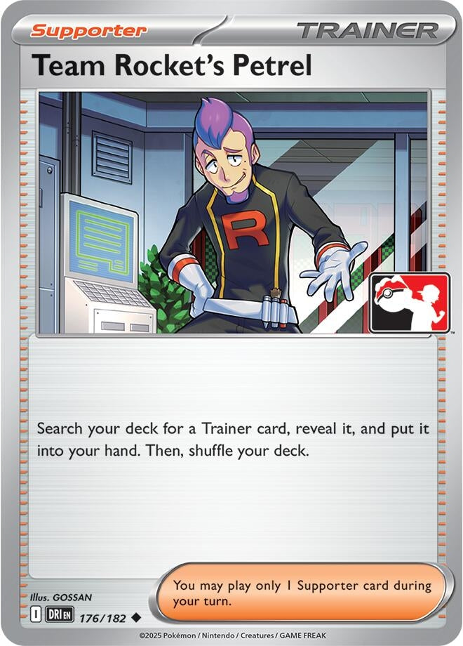 Image for Team Rocket's Petrel (176/182) (Prize Pack Series Cards) - Pokemon