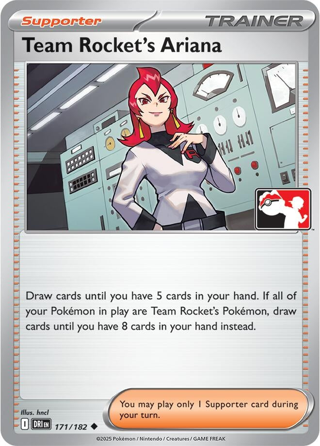 Image for Team Rocket's Ariana (171/182) (Prize Pack Series Cards) - Pokemon