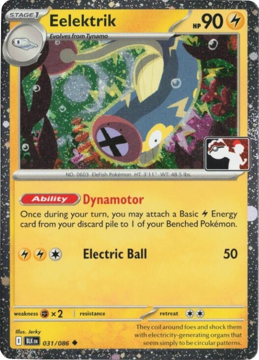 Image for Eelektrik - 031/086 (Cosmos Holo) (031/086) (Prize Pack Series Cards) - Pokemon