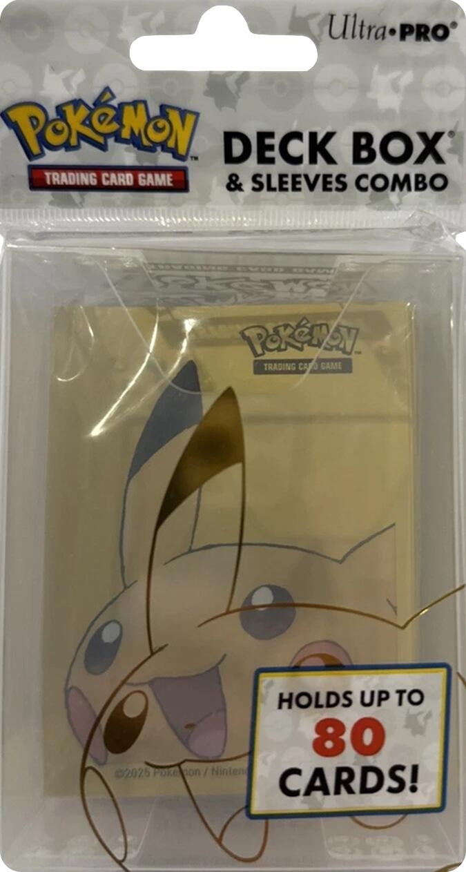 Image for Ultra Pro Pokemon Deck Box & Sleeves Combo (Pikachu) - Deck Boxes