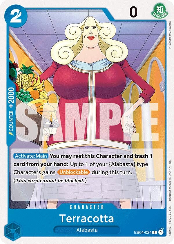 Image for Terracotta (EB04-024) (The Azure Sea's Seven) (OP14) - One Piece Card Game