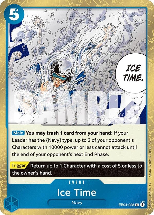 Image for Ice Time (EB04-028) (The Azure Sea's Seven) (OP14) - One Piece Card Game