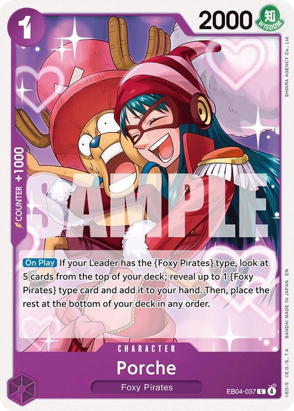 Image for Porche (EB04-037) (The Azure Sea's Seven) (OP14) - One Piece Card Game