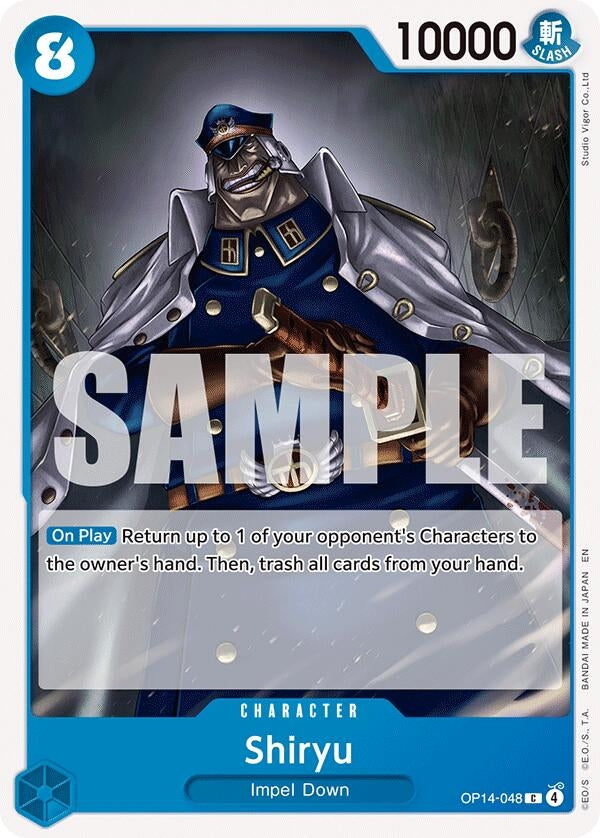 Image for Shiryu (OP14-048) (The Azure Sea's Seven) (OP14) - One Piece Card Game