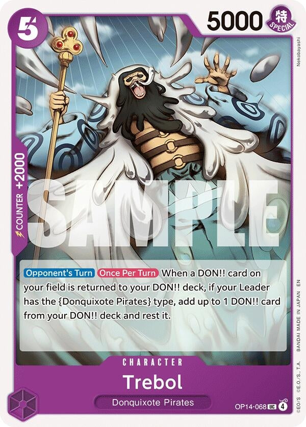Image for Trebol (OP14-068) (The Azure Sea's Seven) (OP14) - One Piece Card Game